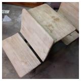 Antique Solid Wood and Cast Iron St...