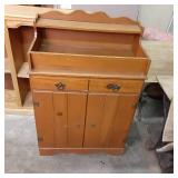 Solid Wood Vintage 2 drawer, 2 door...
