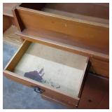 Solid Wood Vintage 2 drawer, 2 door...