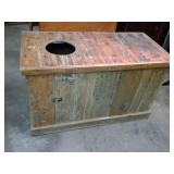 Vintage Wood Long Storage box/bench...