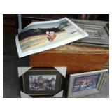 Lot of pictures in beautiful ornate...