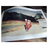 Lot of pictures in beautiful ornate...