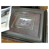 Lot of pictures in beautiful ornate...