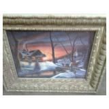 Lot of pictures in beautiful ornate...
