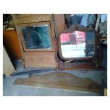 Lot containing 2 Vintage Mirrors, a...