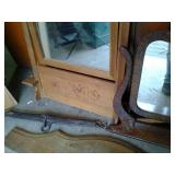 Lot containing 2 Vintage Mirrors, a...