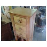Tall and Narrow Solid Wood 3 drawer...