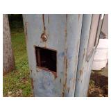 Antique Tall Heavy Duty Metal "Wayne" Gas pump Approximate measurements 23x72x17" *functionality is unknown *