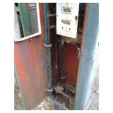 Antique Tall Heavy Duty Metal "Wayne" Gas pump Approximate measurements 23x72x17" *functionality is unknown *