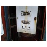Antique Tall Heavy Duty Metal "Wayne" Gas pump Approximate measurements 23x72x17" *functionality is unknown *