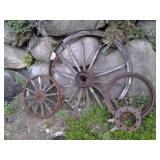 VIntage Wagon Wheels *Outdoor Decor*