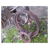 VIntage Wagon Wheels *Outdoor Decor*
