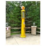 Wayne Antique Shell Gas Pump 26"W *Buyer Resposible For Removal*