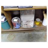 Shelf Including Items *Buyer Must Take Shelf* *See Photos*