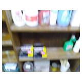 Shelf Including Items *Buyer Must Take Shelf* *See Photos*
