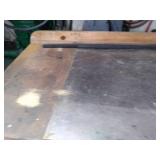 Vintage work bench, partial metal t...