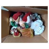 4 boxes of tree topper Santa