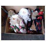 3 boxes and small tote of holiday S...