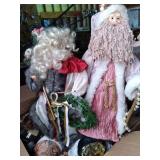 3 boxes and small tote of holiday S...