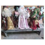 3 Large Santa