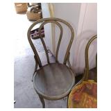 4 Vintage wood chairs...