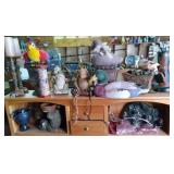 Large lot of home decor [Golf phone...