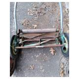 2 vintage push mowers...