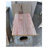 2 Outdoor, and 1 indoor bird houses...