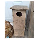 2 Outdoor, and 1 indoor bird houses...