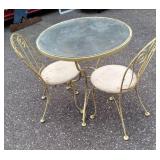 vintage outdoor metal with glass to...