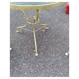vintage outdoor metal with glass to...