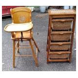 Vintage High Chair *Good Shape*, & ...