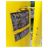 Wayne Antique Shell Gas Pump 26"W *Buyer Resposible For Removal*