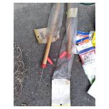 Tackle box full of tackle, (2) ice ...