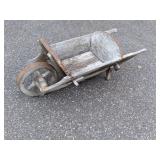 vintage wheelbarrow 62"×25"×21"...