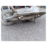 vintage wheelbarrow 62"×25"×21"...