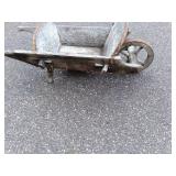 vintage wheelbarrow 62"×25"×21"...
