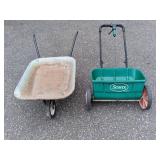 Metal wagon *Has small hole* and Sc...
