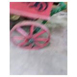 Wood wagon with Metal frame...