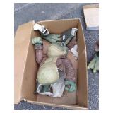 Outdoor Frog Statue 28" & Broken ad...