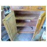 Vintage Cabinet 40"×17"×46.5"...