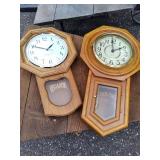 (2) Regulator Chime Clocks One is H...