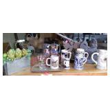 Vintage Steins, 2 Bud Light Glass M...
