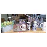 Vintage Steins, 2 Bud Light Glass M...