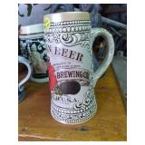 Vintage Steins, 2 Bud Light Glass M...