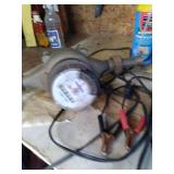 water meter, vintage license plates...