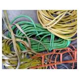 Extension cords, and bin with multi...