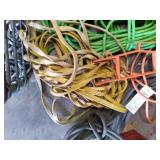 Extension cords, and bin with multi...