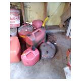 Large Lot of Gas cans...