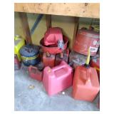 Large Lot of Gas cans...